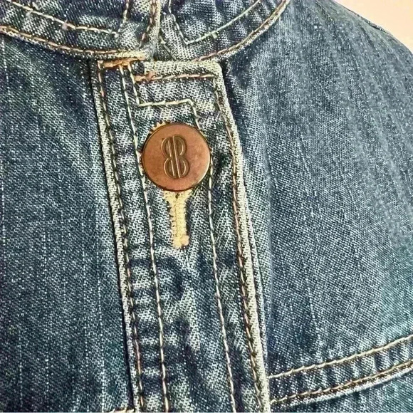 Bill Blass Jeans Women Size XL Denim Jacket Front Pockets Cotton - Picture 8 of 10